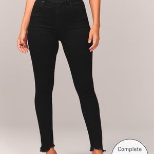 Abercrombie Curve Love High Rise Super Skinny Ankle Jean
